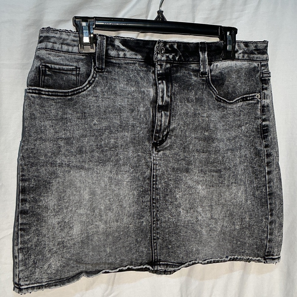 Arizona Jean Company Black Denim Mini Skirt